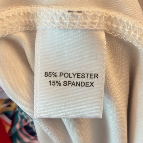 Colorful Tropical Print Skort - Picture 4 of 4